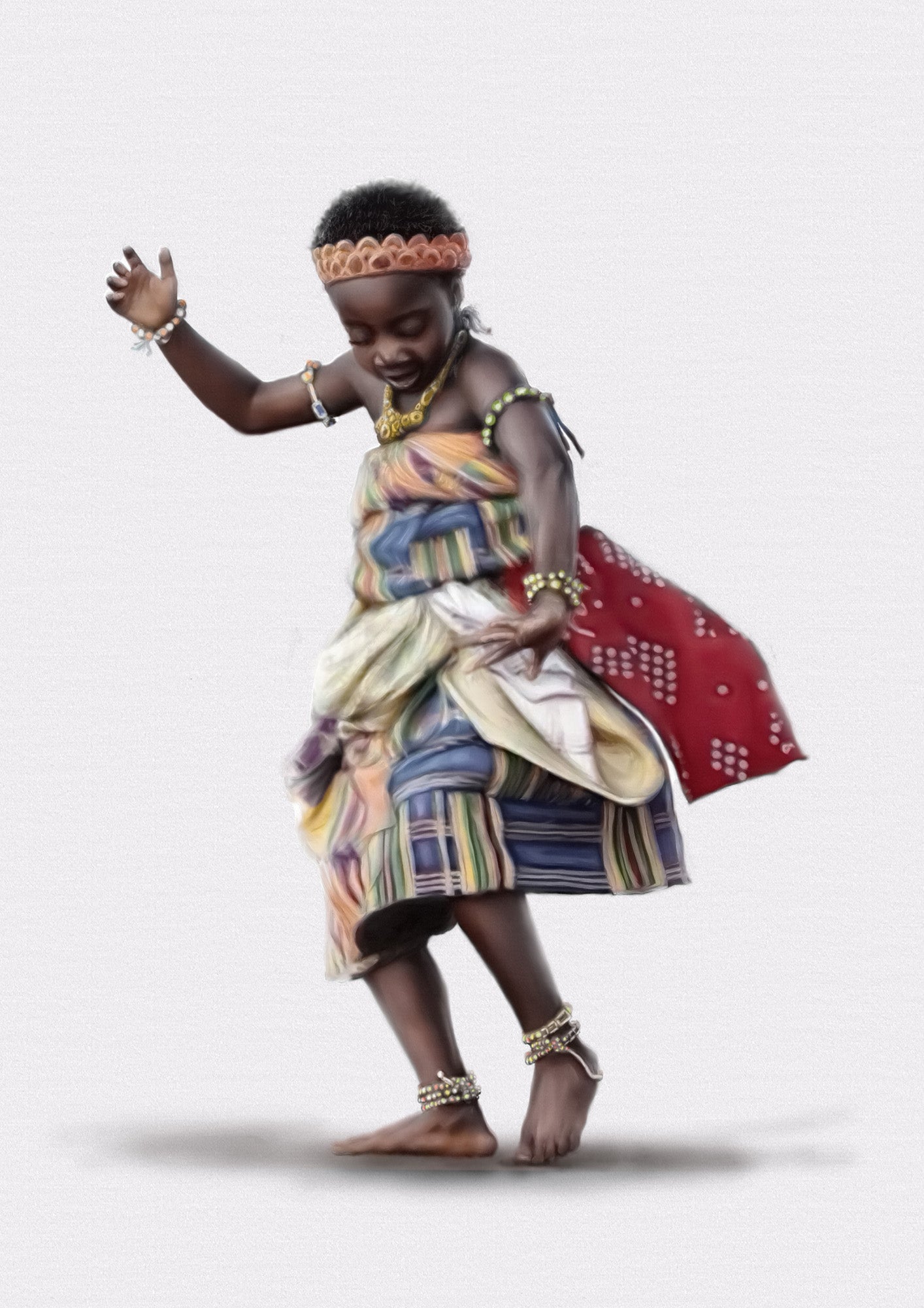 "African child dancer." ISO ASPECT RATIO