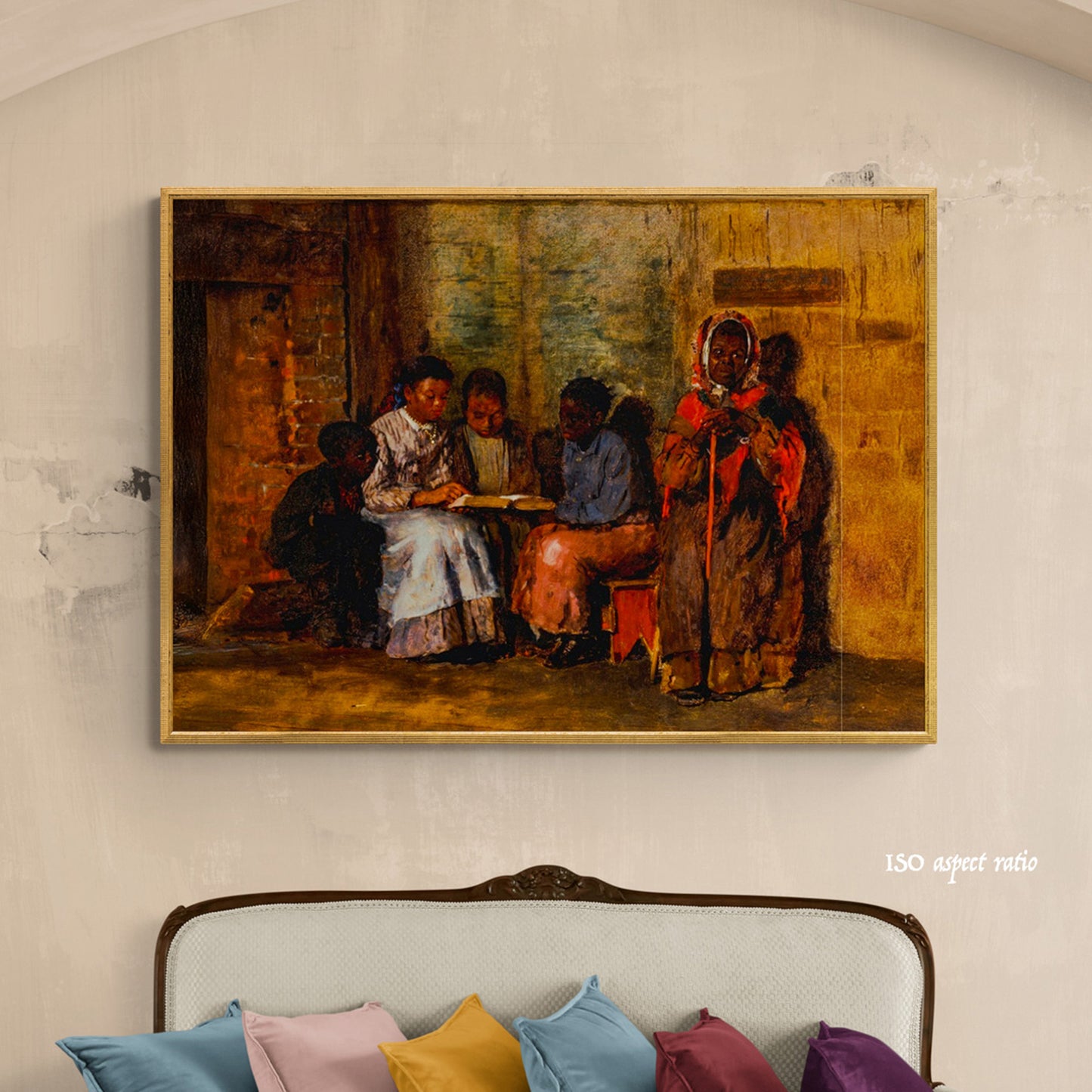 "Vintage Bible study." 1x1 ASPECT RATIO