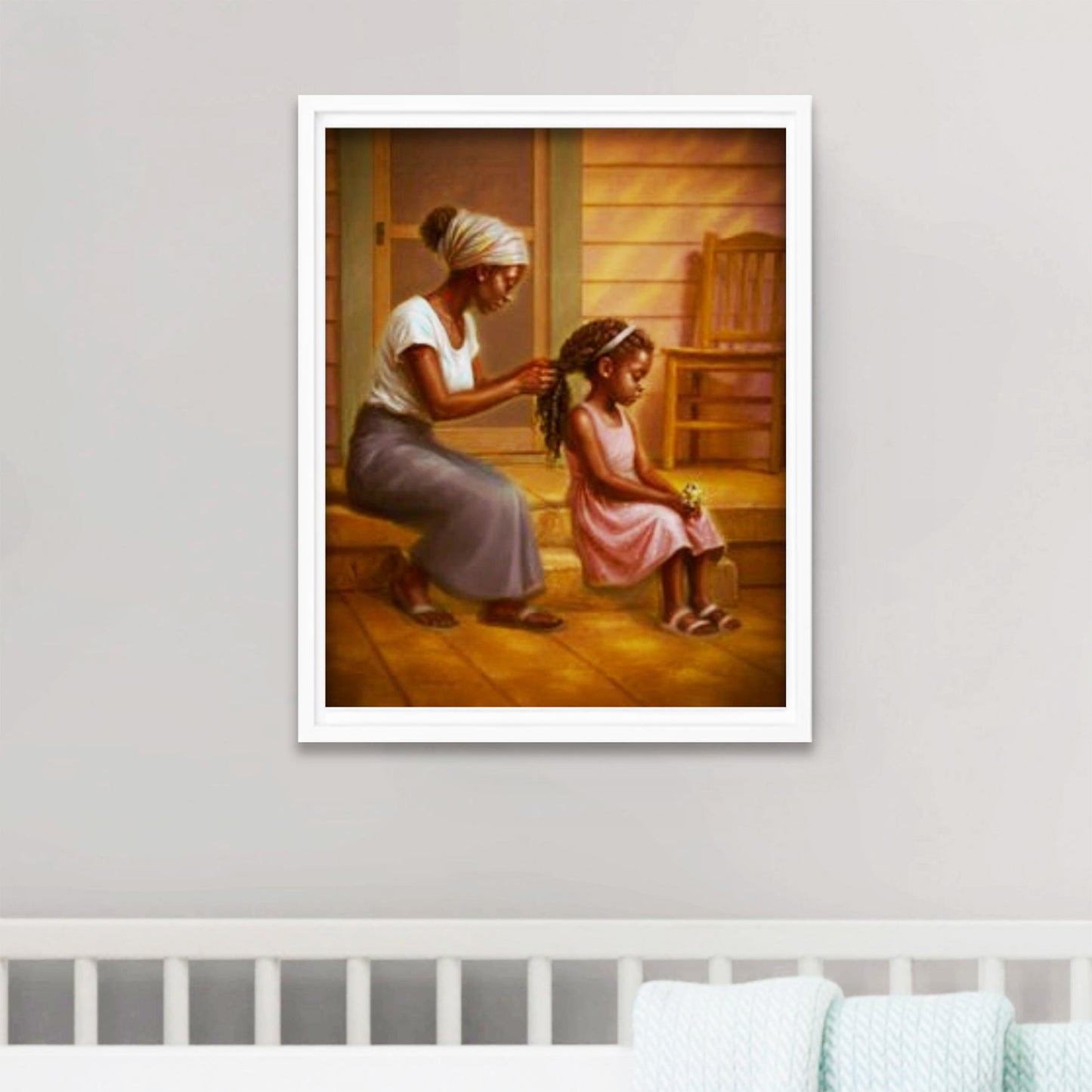 Black Childhood: Instant Download |"Summer" | African American Mother & Daughter Wall Art - Instant Download