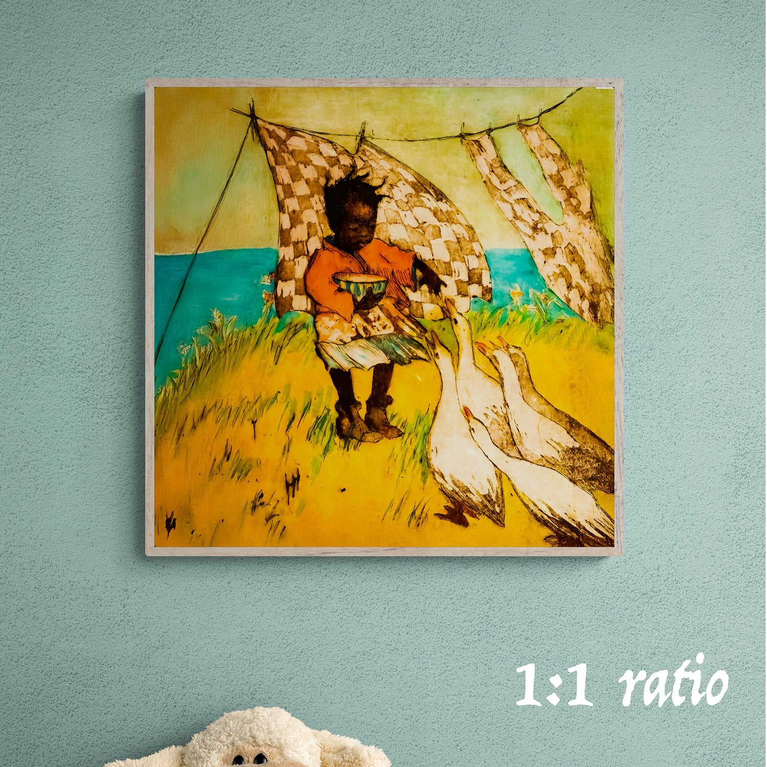 Vintage Black childhood Art collection, under 6 dollars