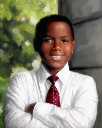 Miles-in red tie