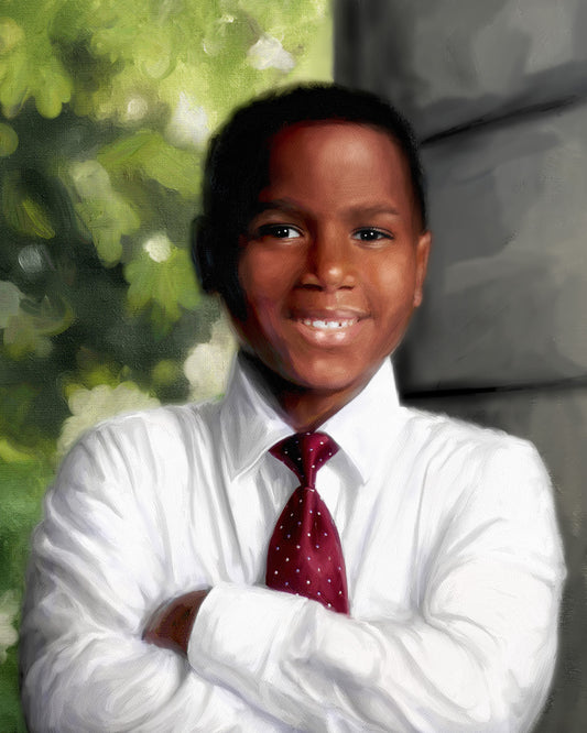 Miles-in red tie
