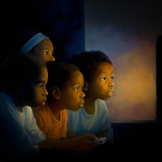 Black Childhood: "The Thing" | African American Family Wall Art