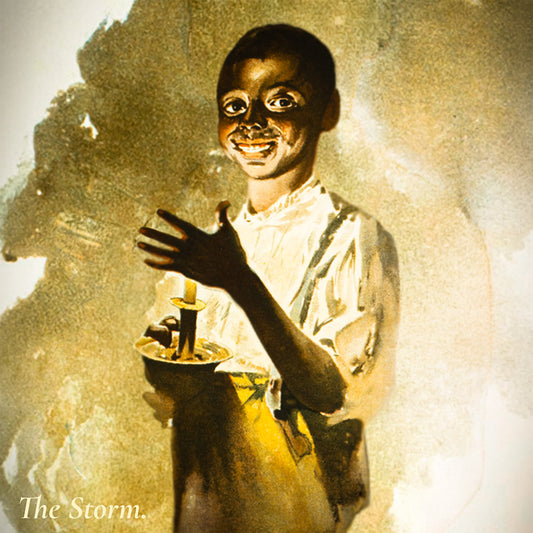 The Storm - Handcrafted Vintage Portrait from the Black Childhood Collection