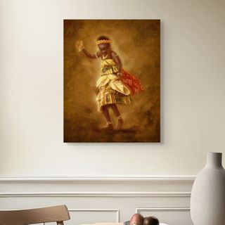 Black Childhood: Framed  |"Her Moment ."| African American Girl Wall Art Framed
