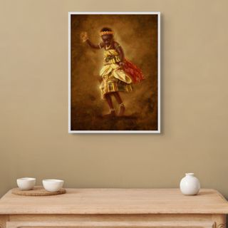 Black Childhood: Framed  |"Her Moment ."| African American Girl Wall Art Framed