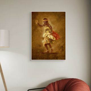 Black Childhood: Framed  |"Her Moment ."| African American Girl Wall Art Framed