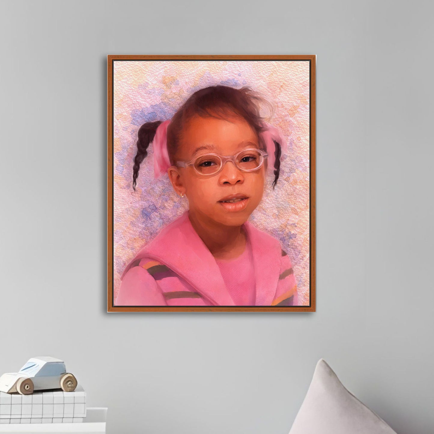Angela | Custom Watercolor Portrait Print