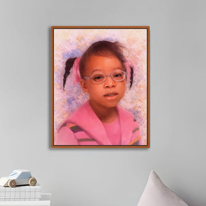 Angela | Custom Watercolor Portrait Print