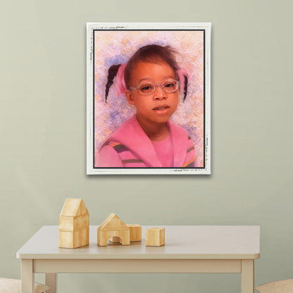Angela | Custom Watercolor Portrait Print