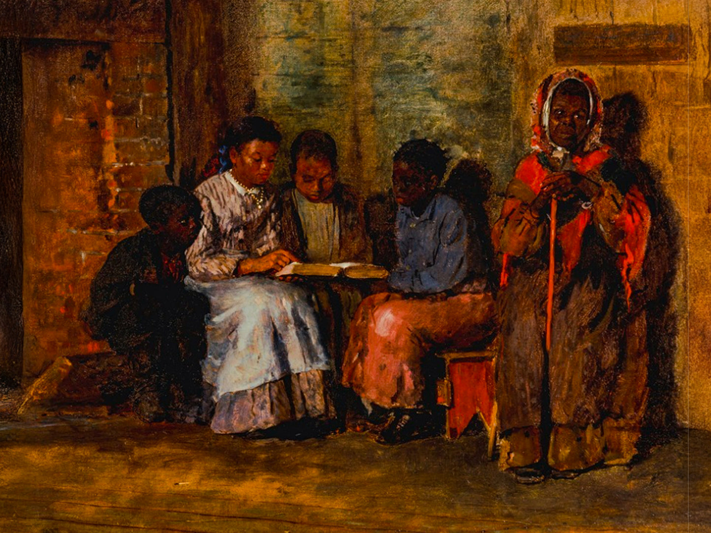 "Vintage Bible study." 4x3 ASPECT RATIO