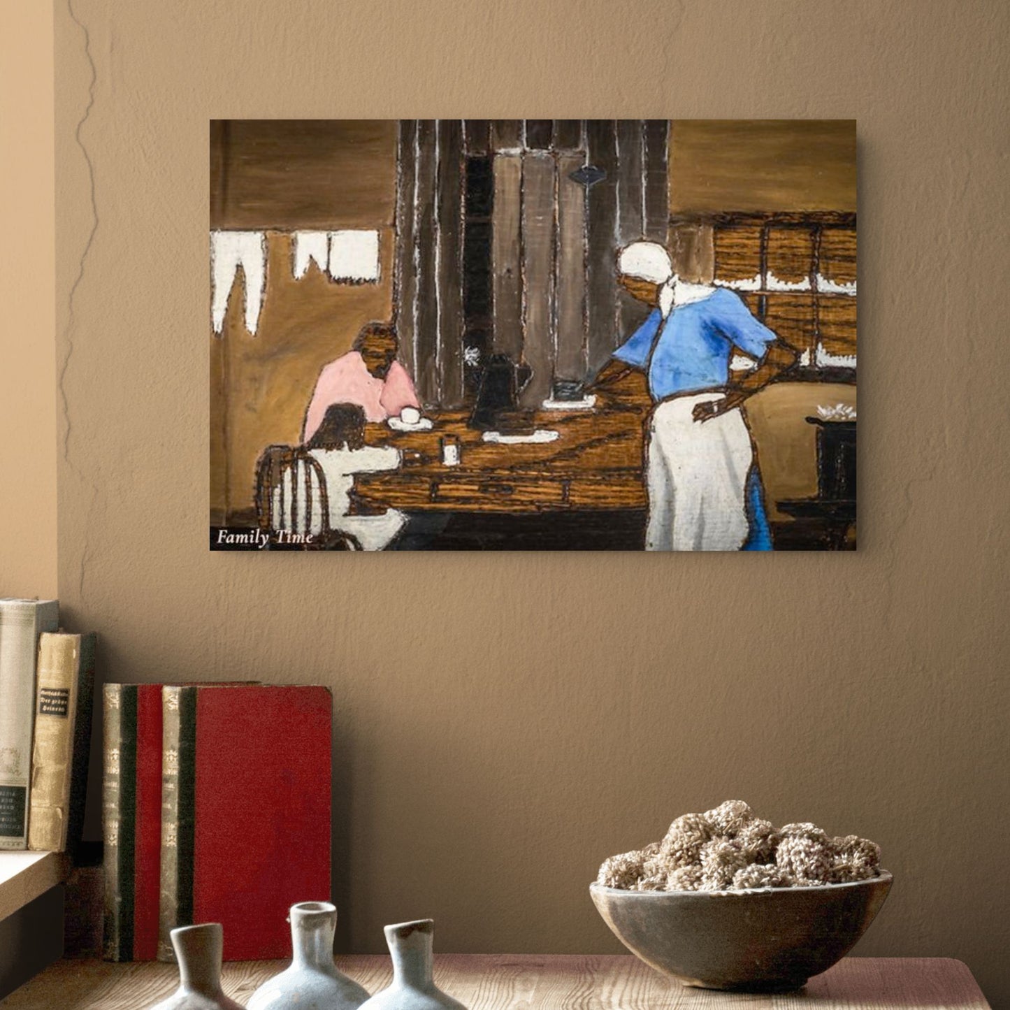 "Family Time." — Black Childhood Vintage Art Collection