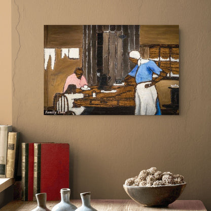 "Family Time." — Black Childhood Vintage Art Collection