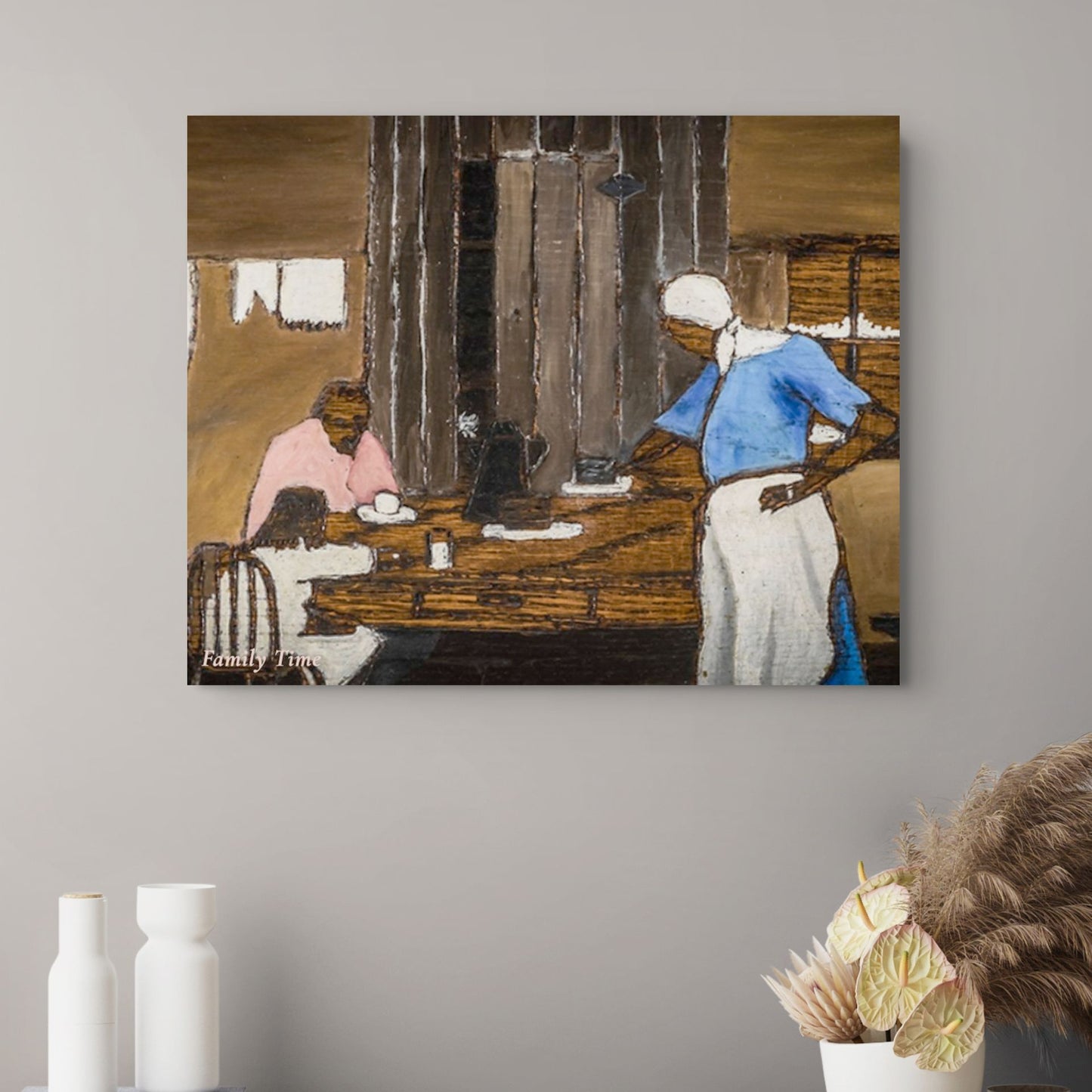 "Family Time." — Black Childhood Vintage Art Collection