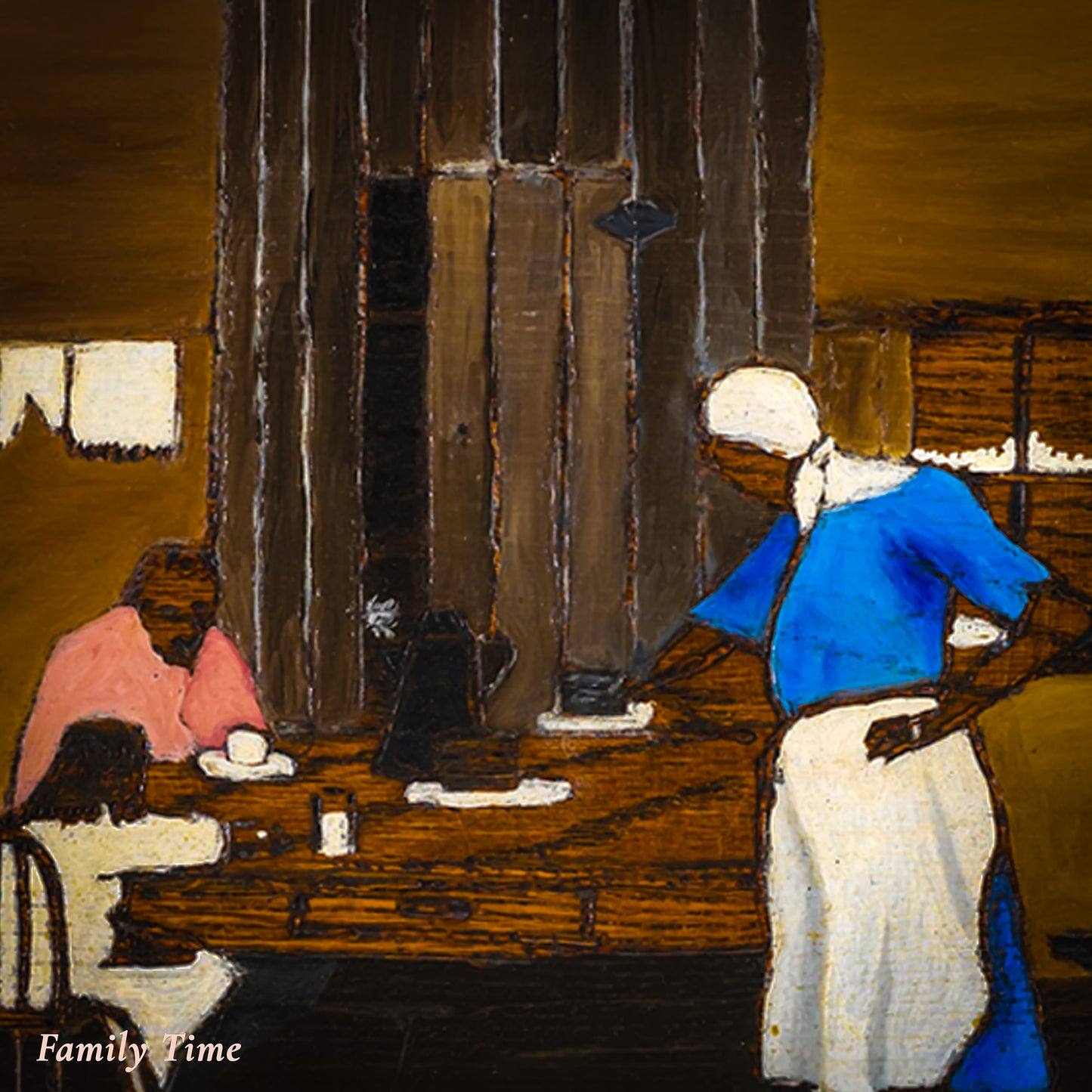 "Family Time." — Black Childhood Vintage Art Collection