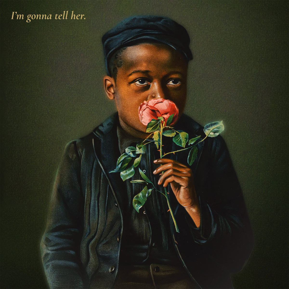 Black Childhood: Framed  | ""I'm gonna tell her."" | African American Girl Wall Art Framed