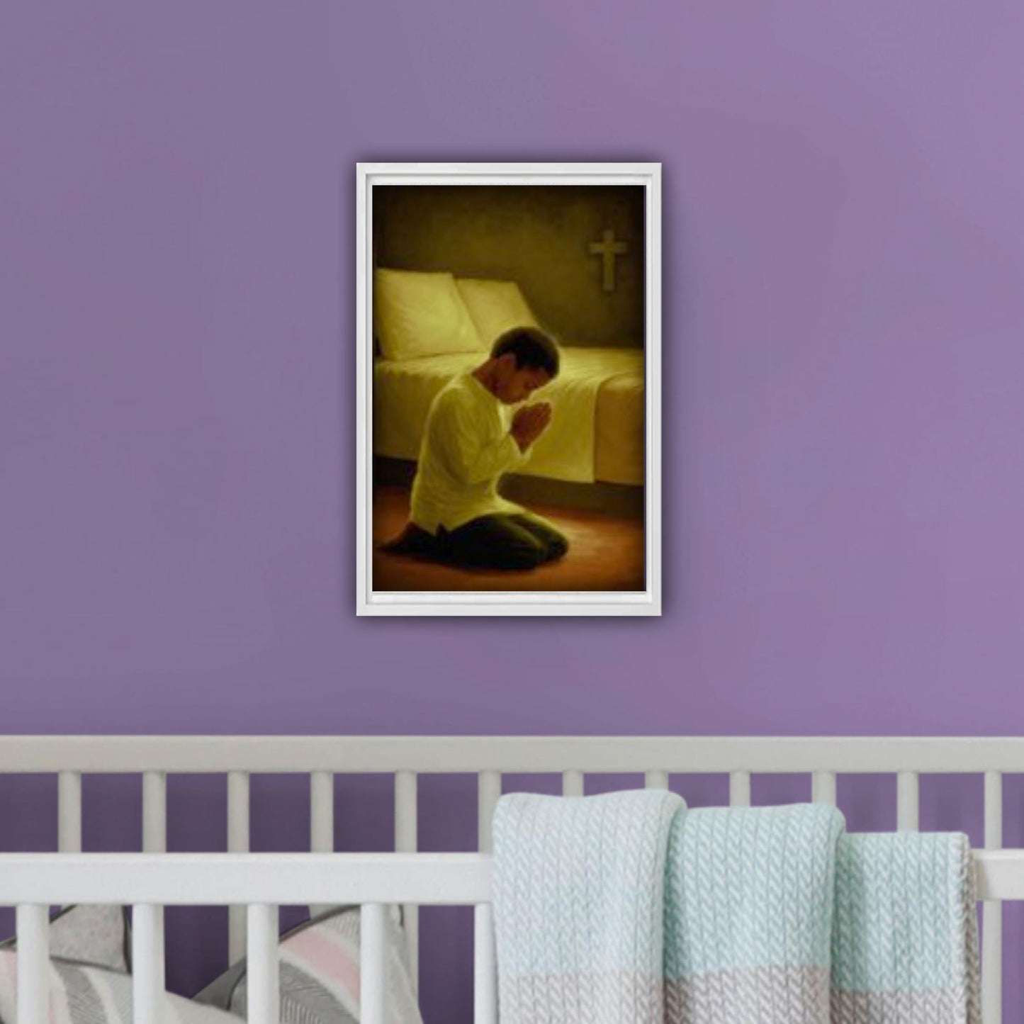 Black Childhood: "In Jesus Name" | African American Boy Wall Art