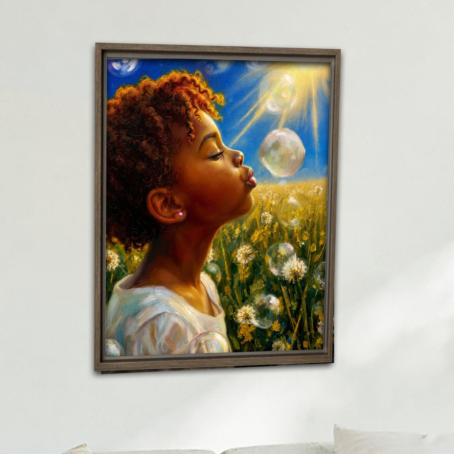 Black Childhood: "I Wish" | African American Girl Wall Art
