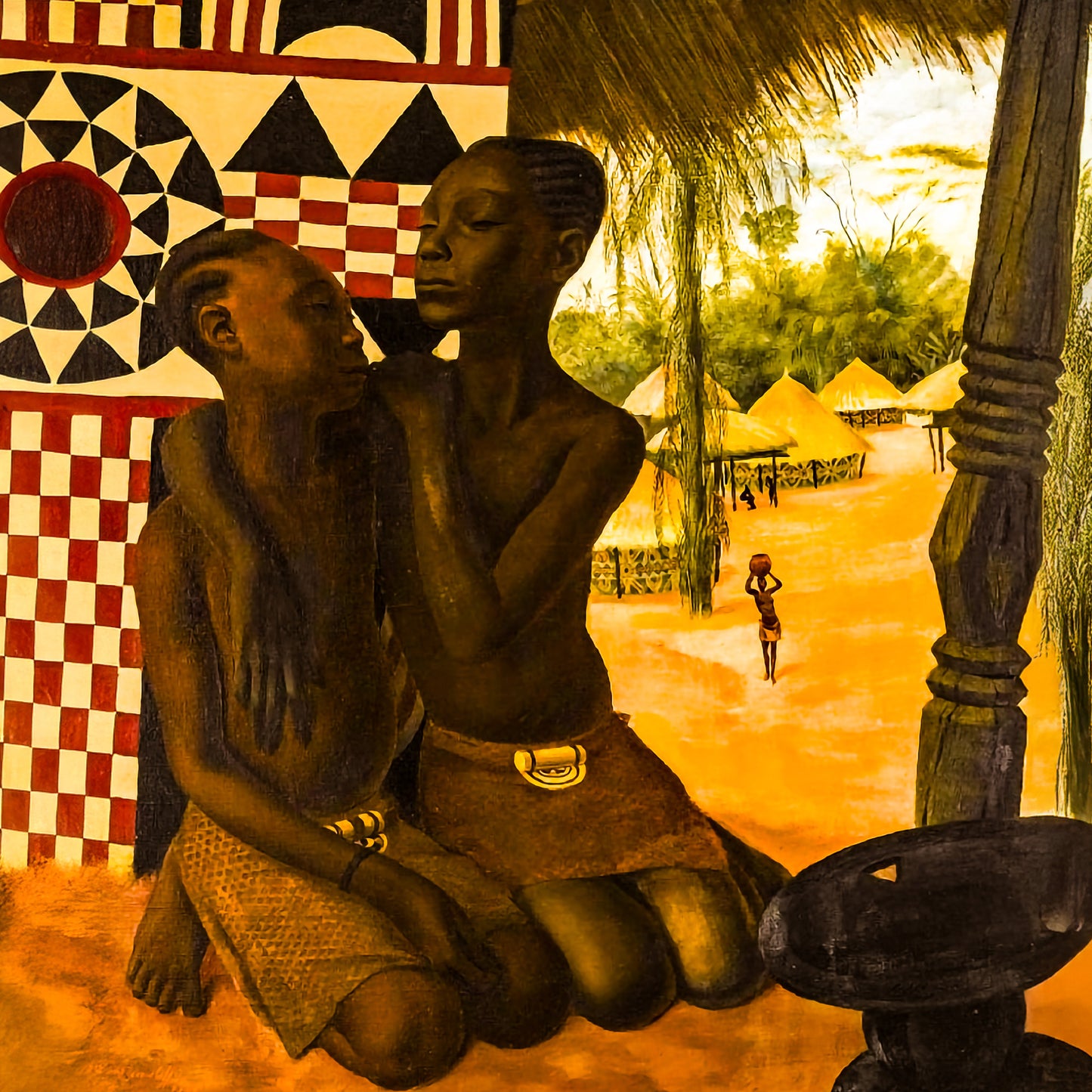 "Vintage Just friends." 1X1 ASPECT RATIO