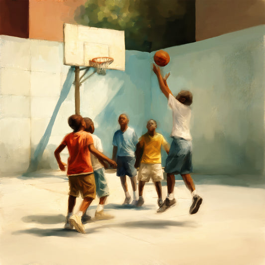 Black Childhood: "Make'um Take'um" | African American Boys Wall Art