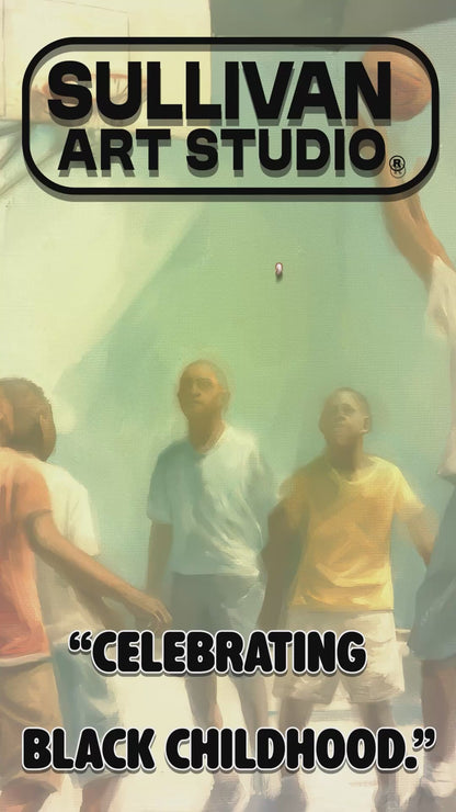 Black Childhood: "Make'um Take'um" | African American Boys Wall Art