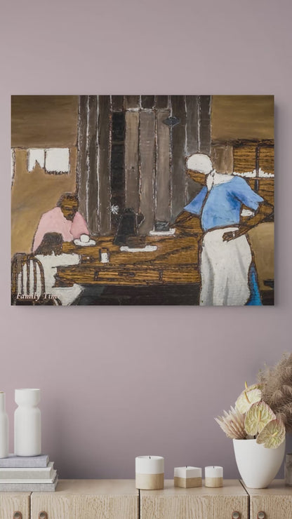 "Family Time." — Black Childhood Vintage Art Collection