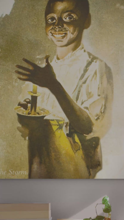 The Storm - Handcrafted Vintage Portrait from the Black Childhood Collection
