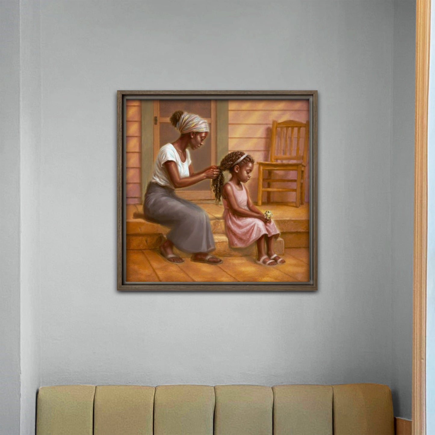 Black Childhood: "Summer" | African American Mother & Daughter Wall Art