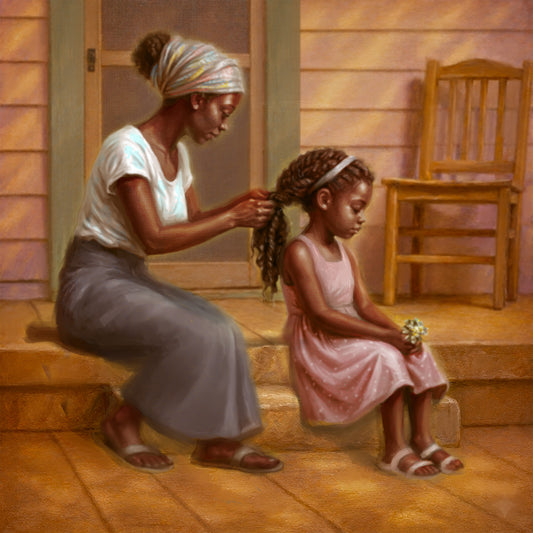 Black Childhood: "Summer" | African American Mother & Daughter Wall Art