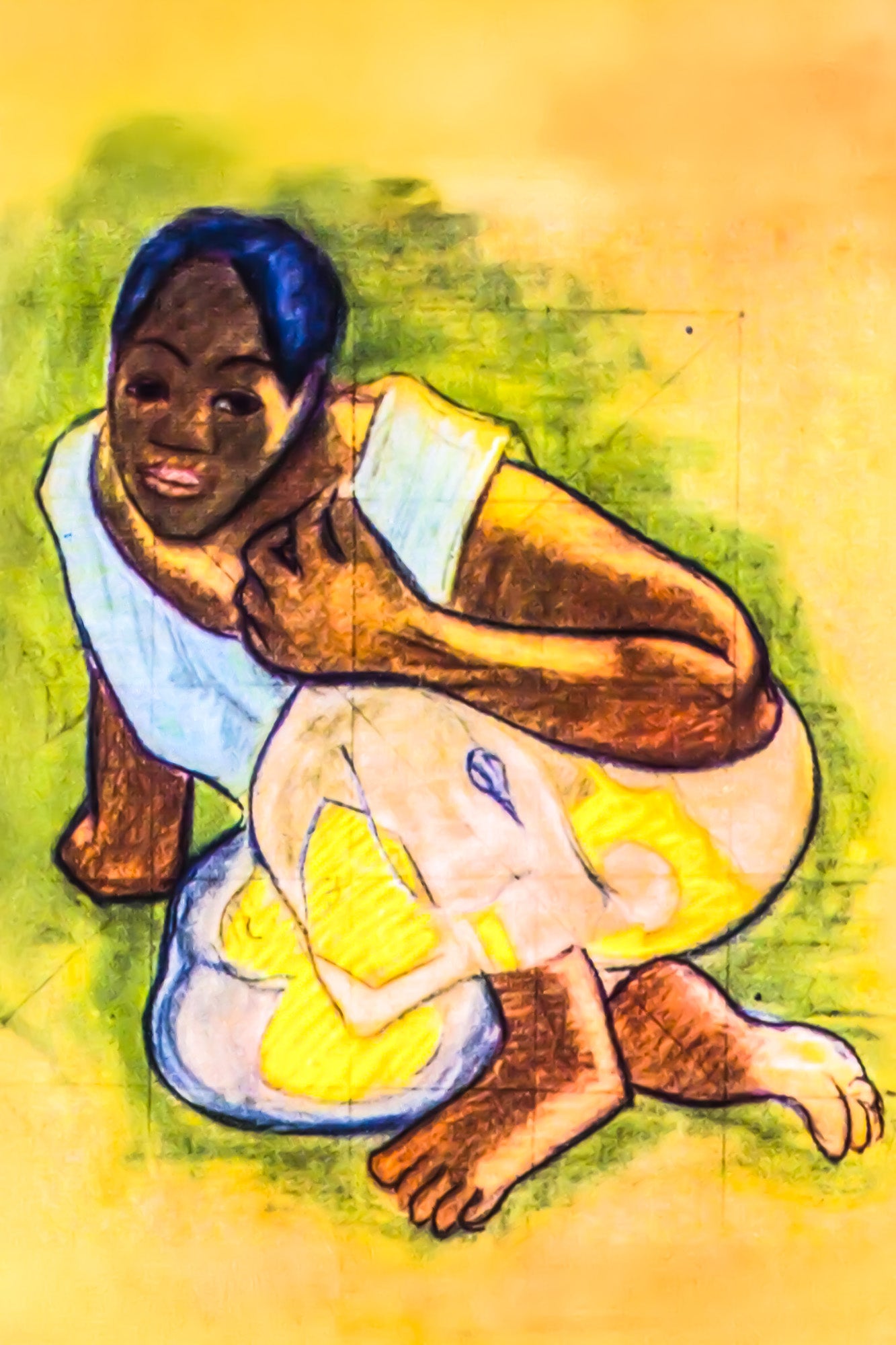 "Vintage the woman." 3X4 ASPECT RATIO