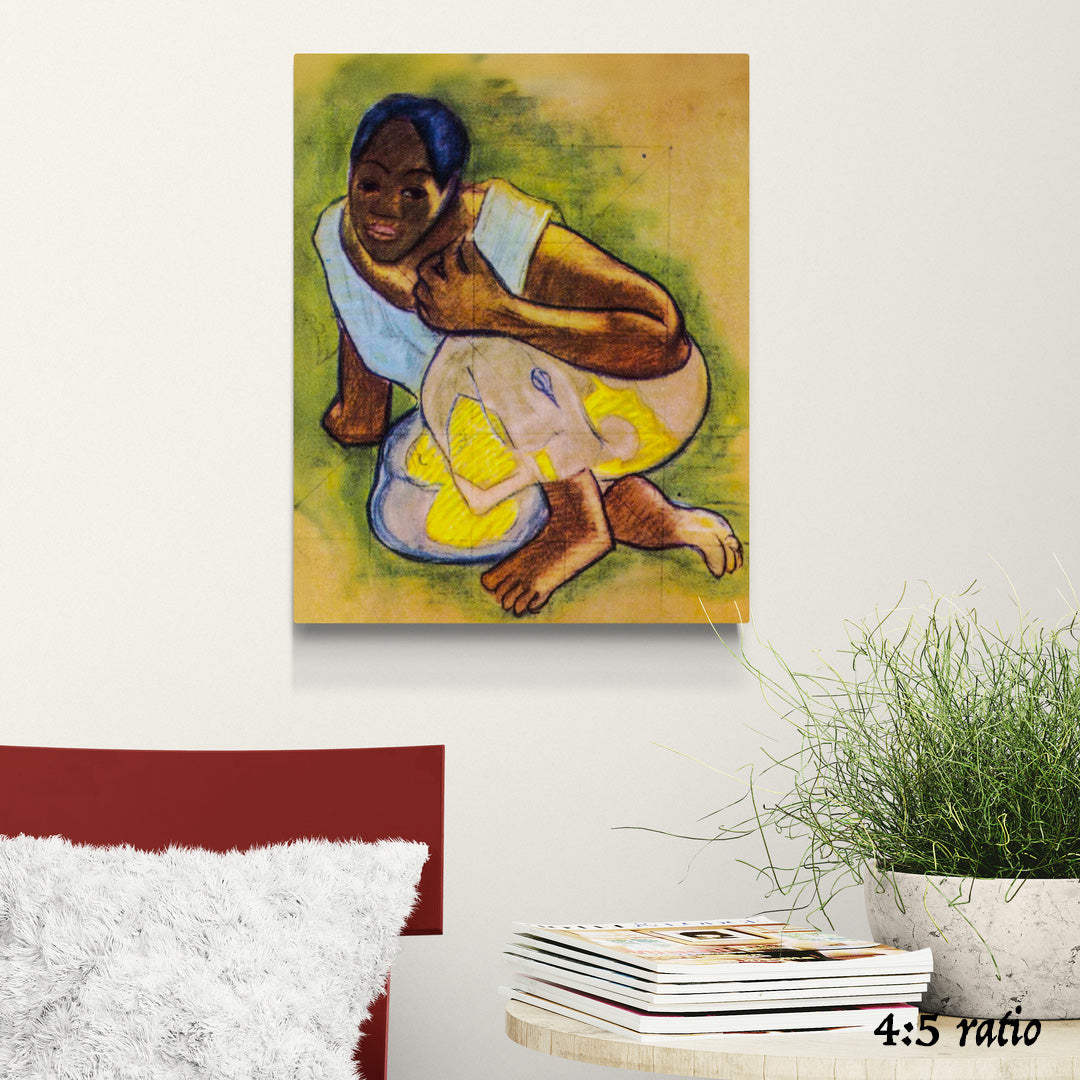 "Vintage the woman." 3X4 ASPECT RATIO