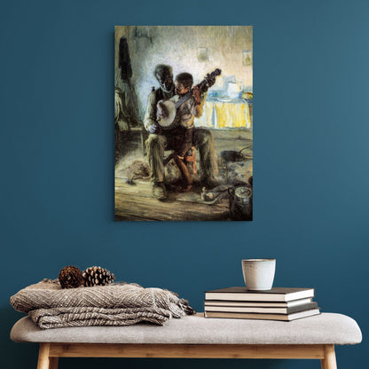 "The Gift." — Black Childhood Vintage Art Collection