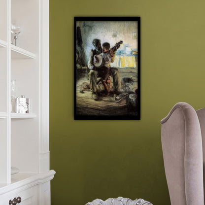 "The Gift." — Black Childhood Vintage Art Collection