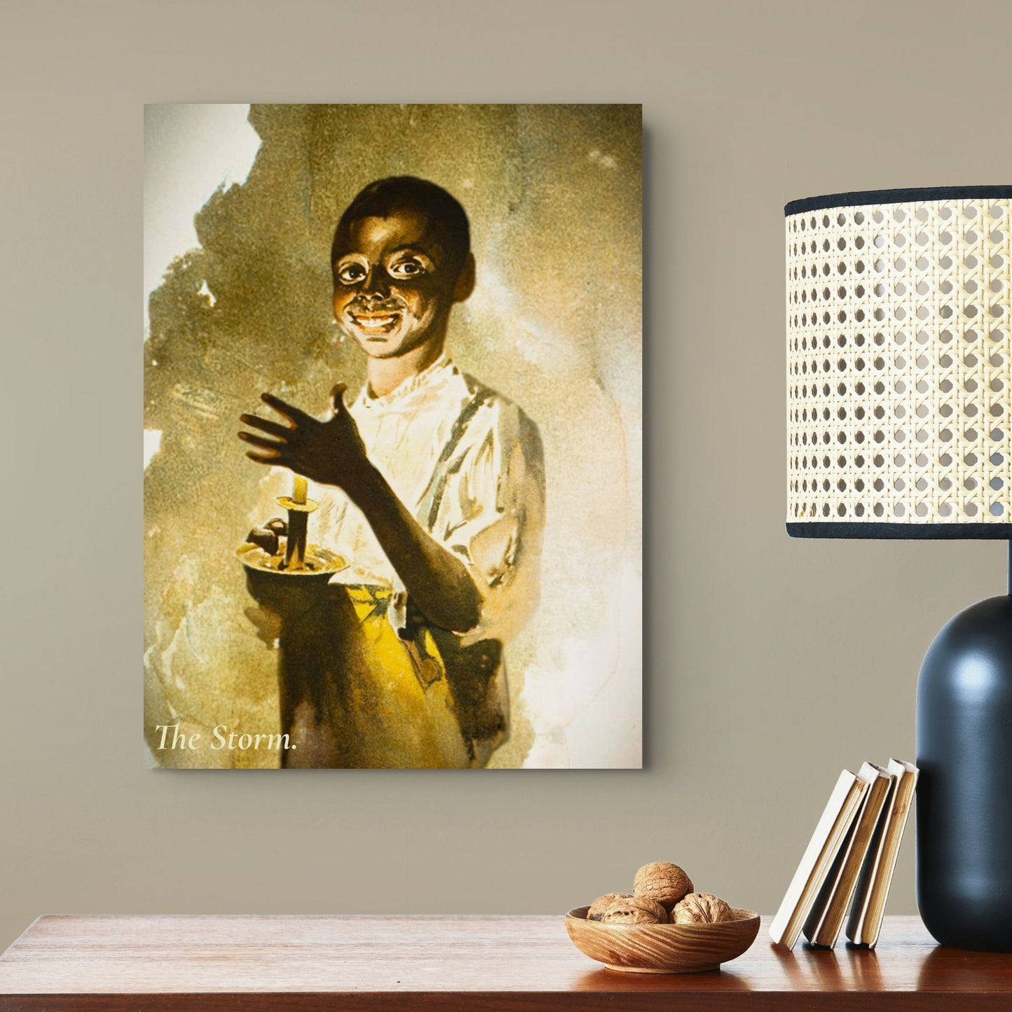 The Storm - Handcrafted Vintage Portrait from the Black Childhood Collection