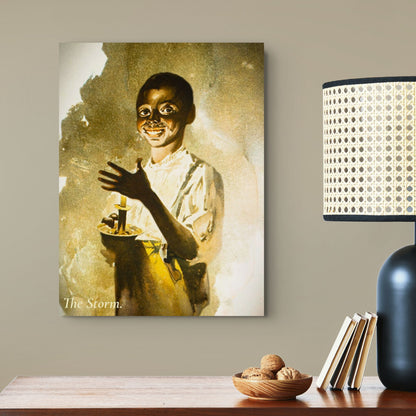 The Storm - Handcrafted Vintage Portrait from the Black Childhood Collection