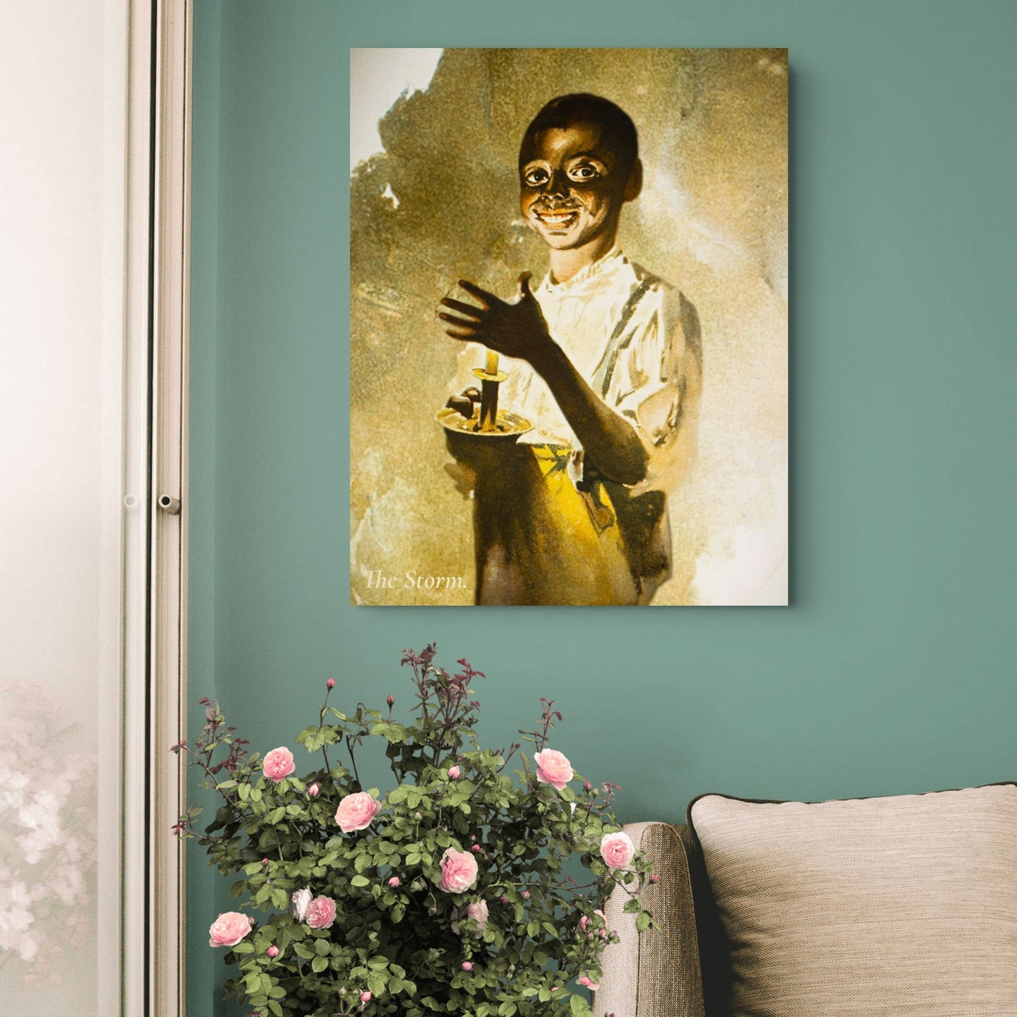 The Storm - Handcrafted Vintage Portrait from the Black Childhood Collection