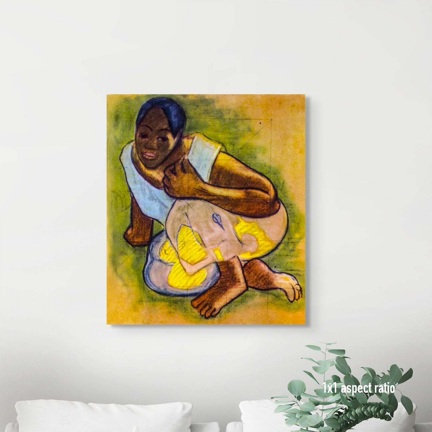 "Vintage the woman." 3X4 ASPECT RATIO