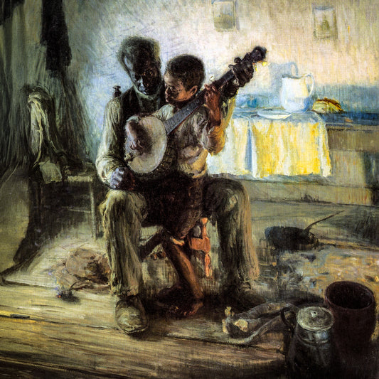 "The Gift." — Black Childhood Vintage Art Collection