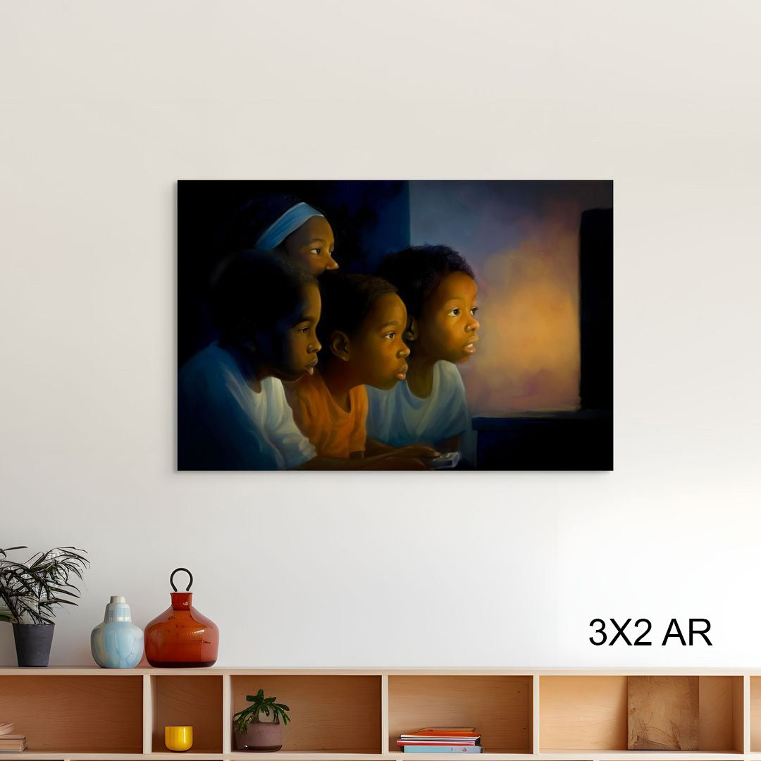 Black Childhood: "The Thing" | African American Family Wall Art