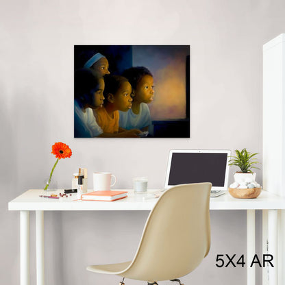 Black Childhood: "The Thing" | African American Family Wall Art