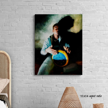 Black Childhood: "We Call" | African American Boy Wall Art