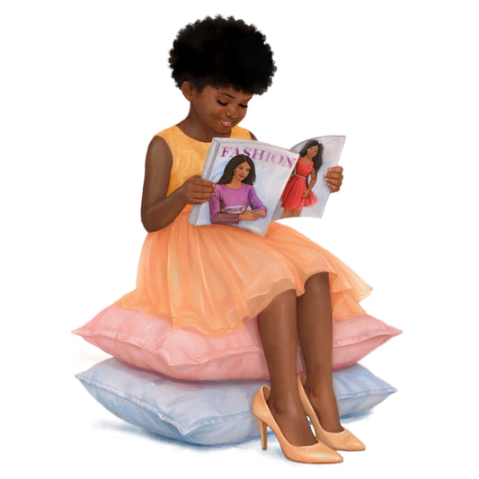 Black Childhood: Instant Download | "Dream Bold" | African American Girl Wall Art